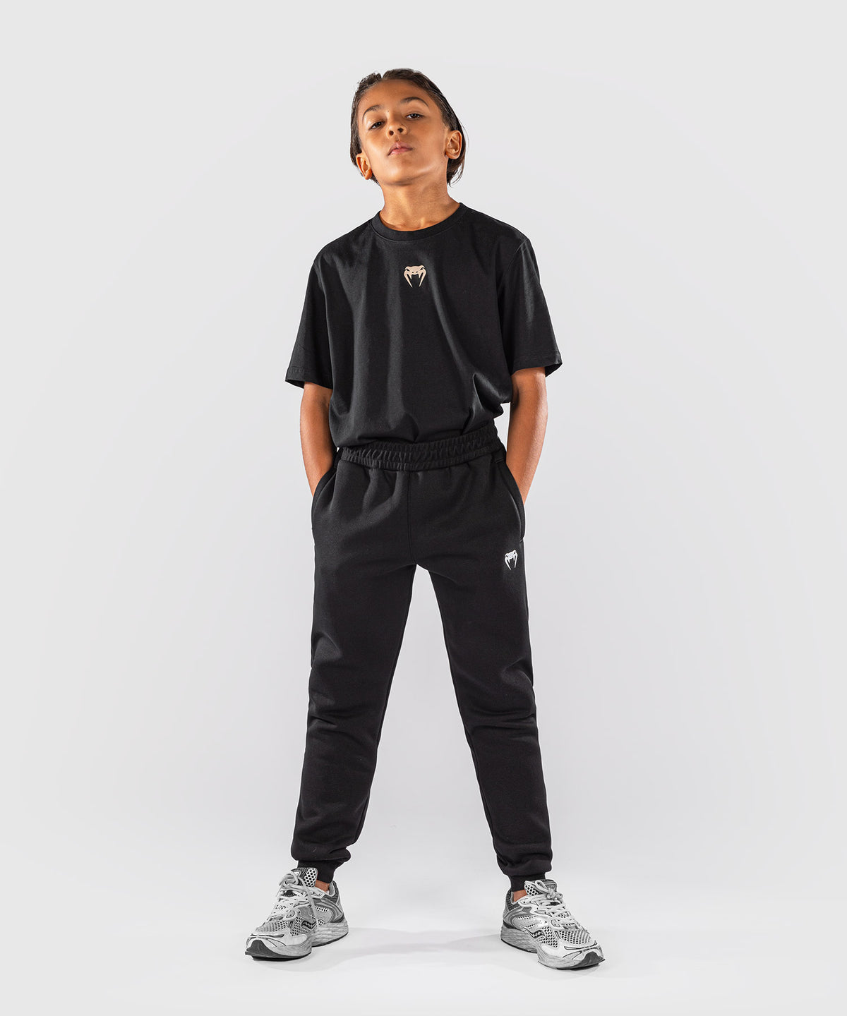 Venum Attack Fleece & Weave Pantaloni jogger per bambini - Nero