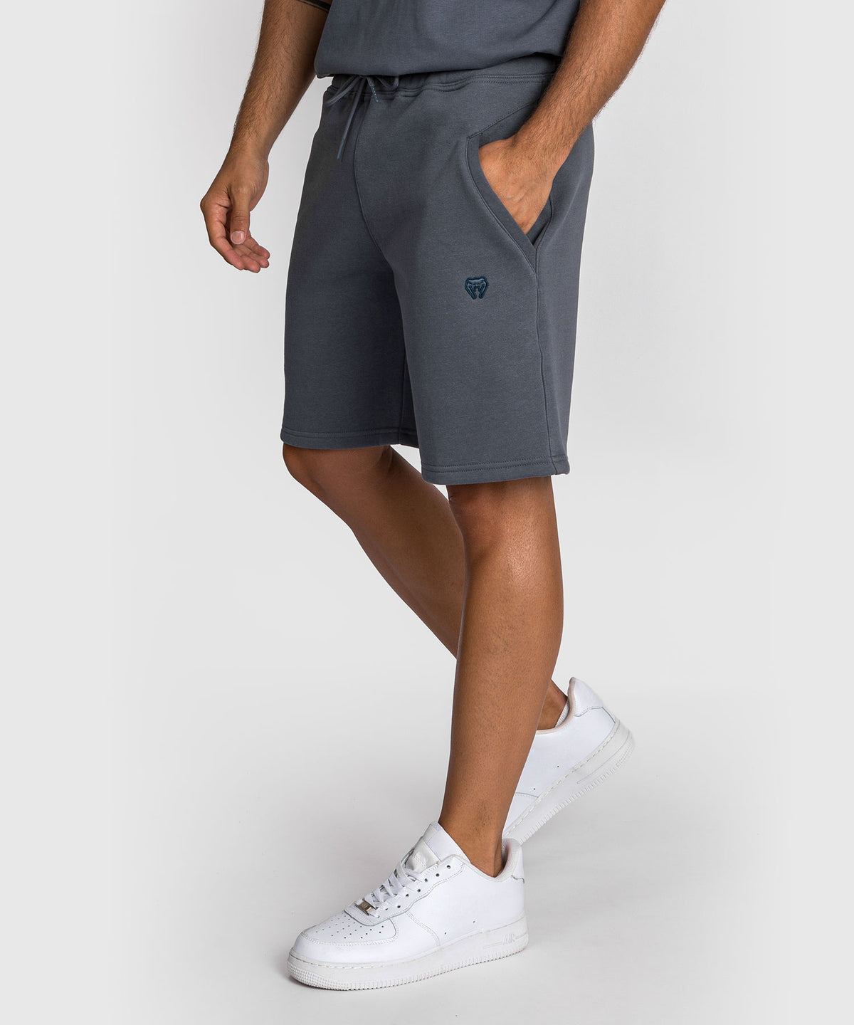 Short en coton Venum Silent Power - Bleu marine