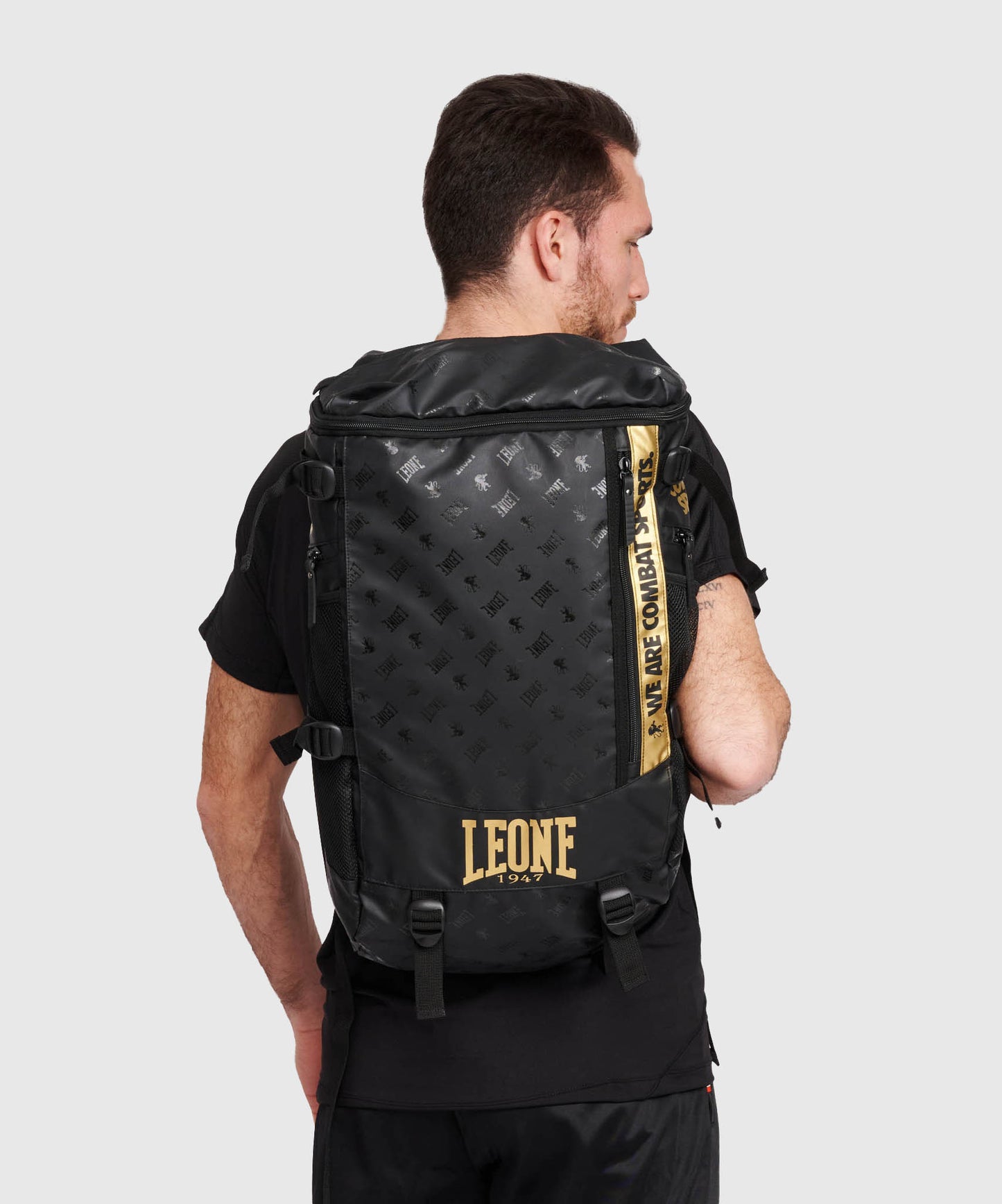 Leone DNA Rucksack – Schwarz/Gold
