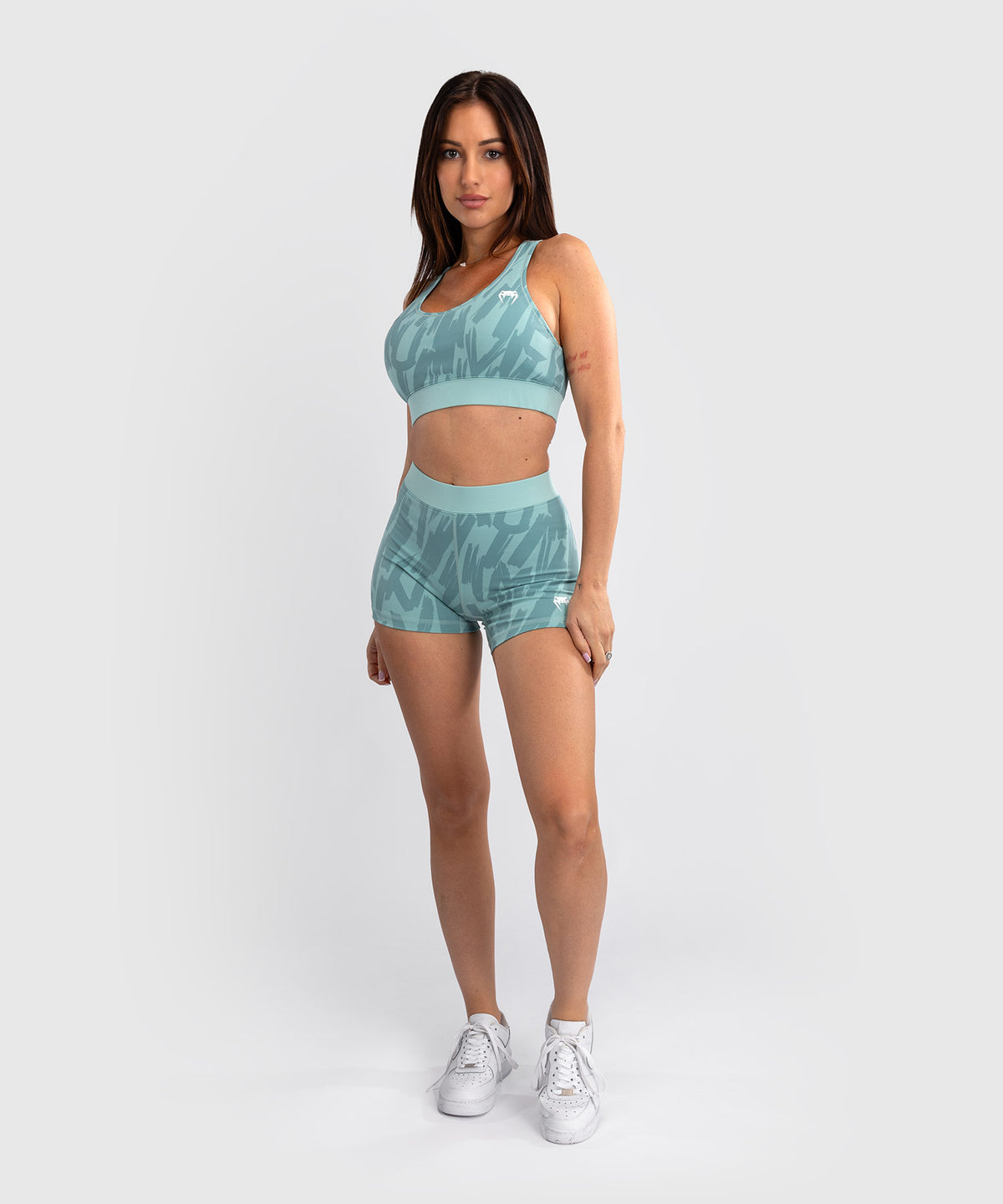 Venum Graffiti Frauen Kompressionsshorts - Aqua