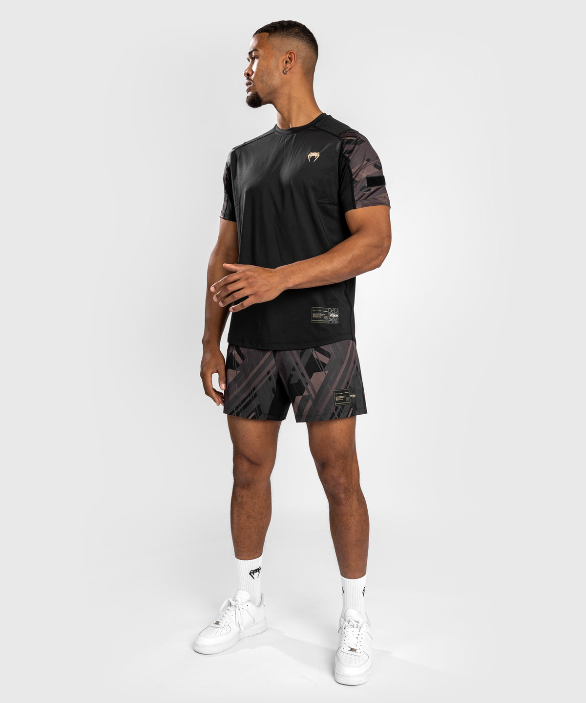 Venum Tecmo 2.0 Dry Tech T-Shirt - Schwarz/Braun