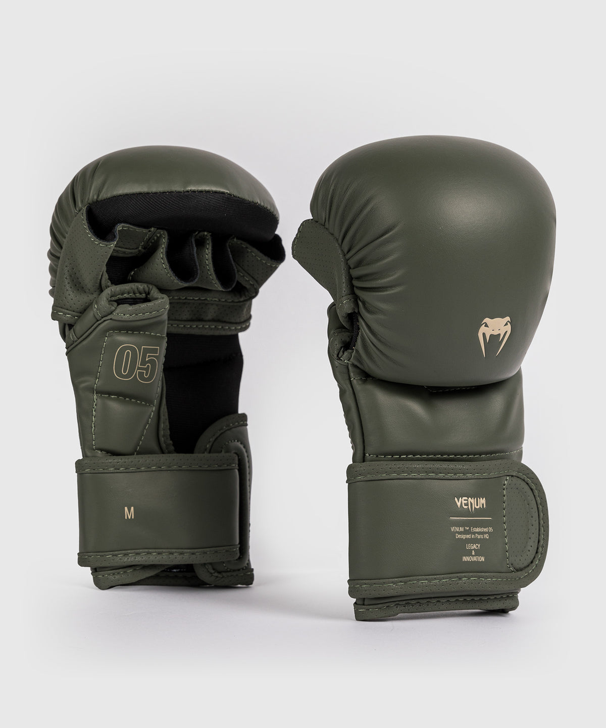 Venum Impact Evo MMA-Sparringhandschuhe - Militärgrün
