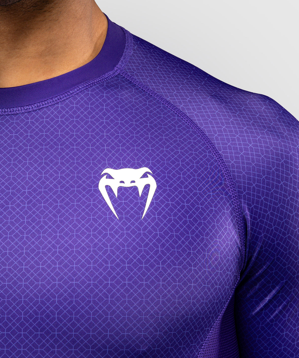 Rashguard à Manches Courtes Venum x Roger Gracie Academy - Violet
