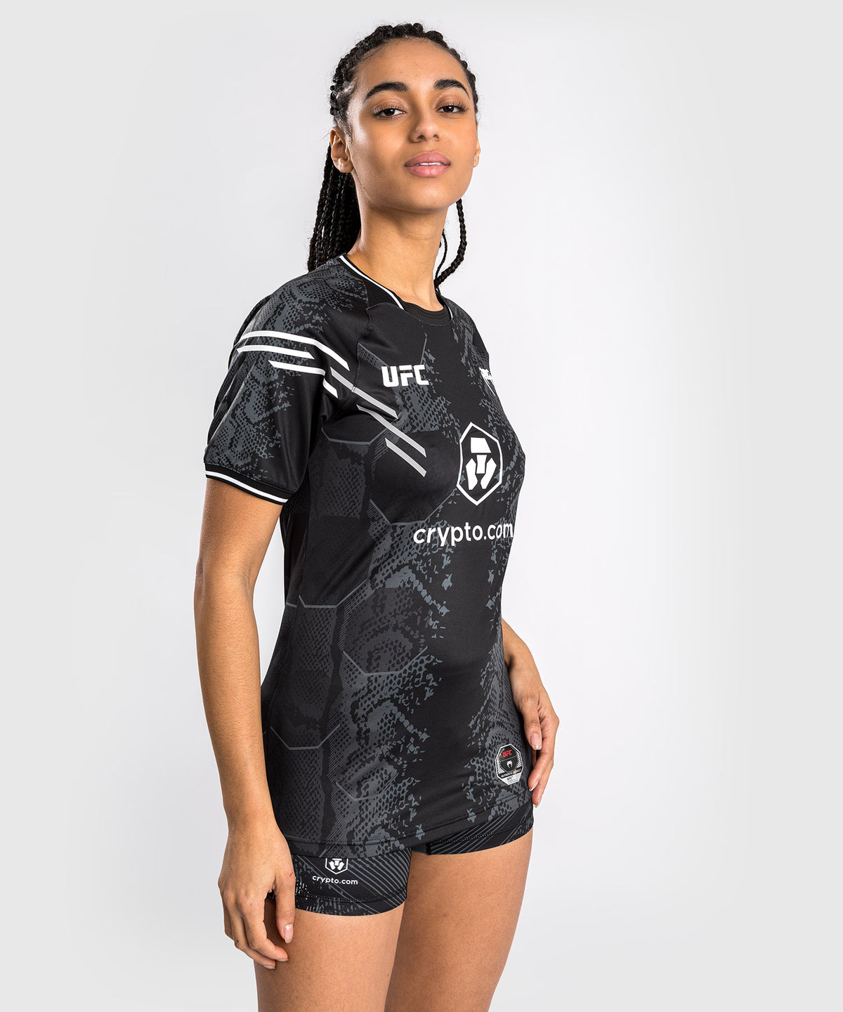 UFC Adrenaline by Venum Authentic Fight Night Walkout-Trikot für Frauen - Schwarz