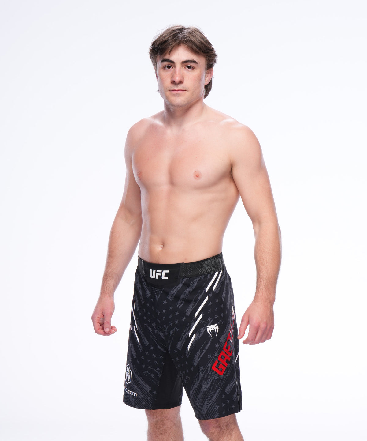 UFC Unrivaled by Venum Justin Gaethje Pantalones de Lucha para Hombres - Negro