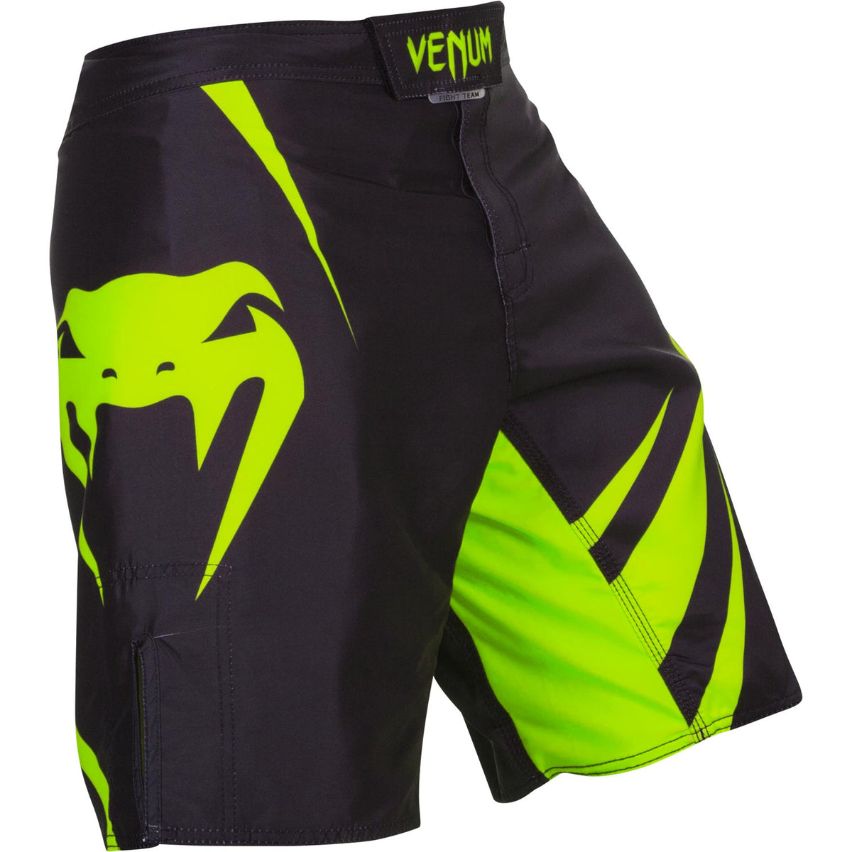 Fightshort Venum Challenger - Noir/Jaune Fluo