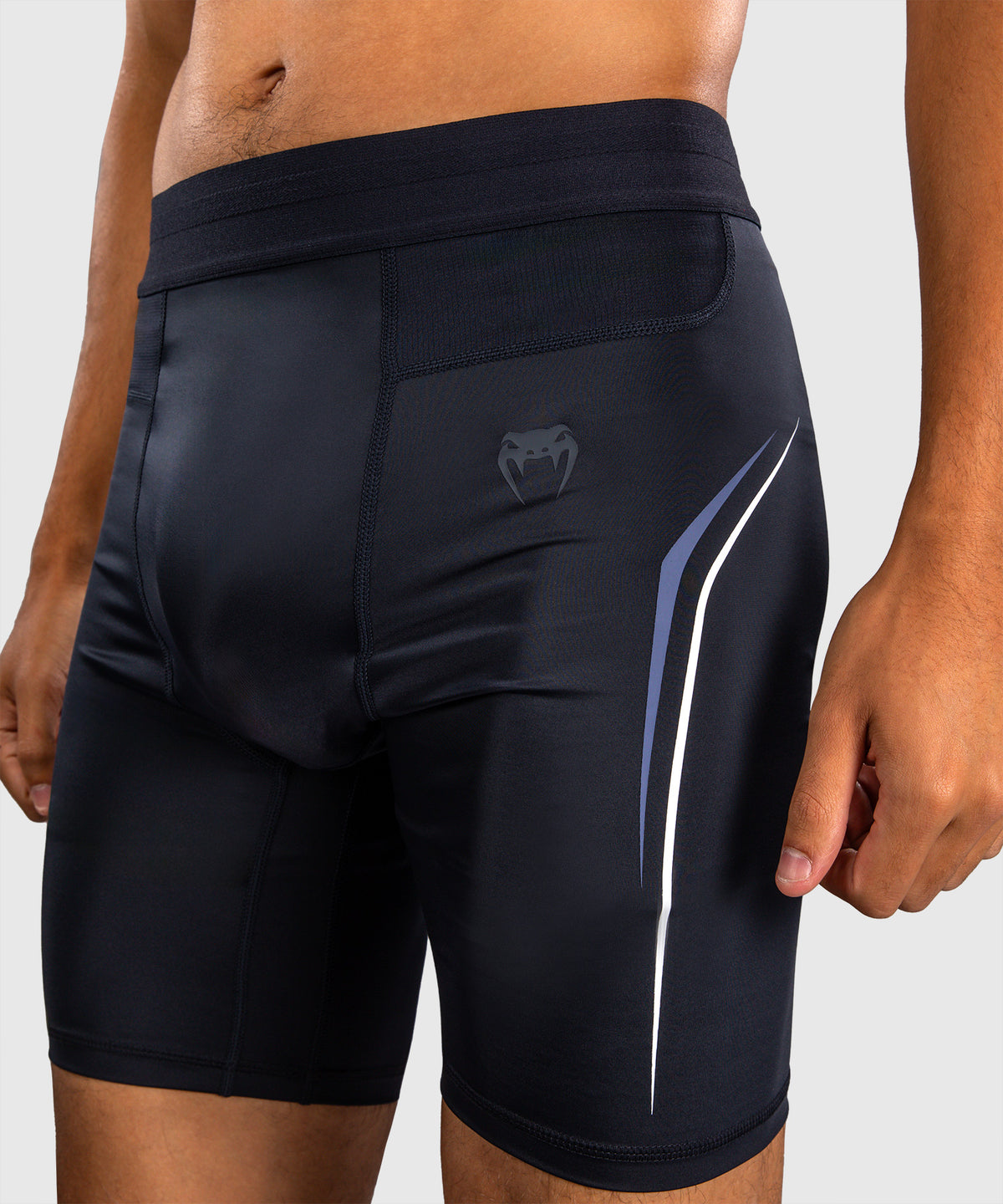 Short de Compression Venum G-Core - Bleu Marine/Blanc