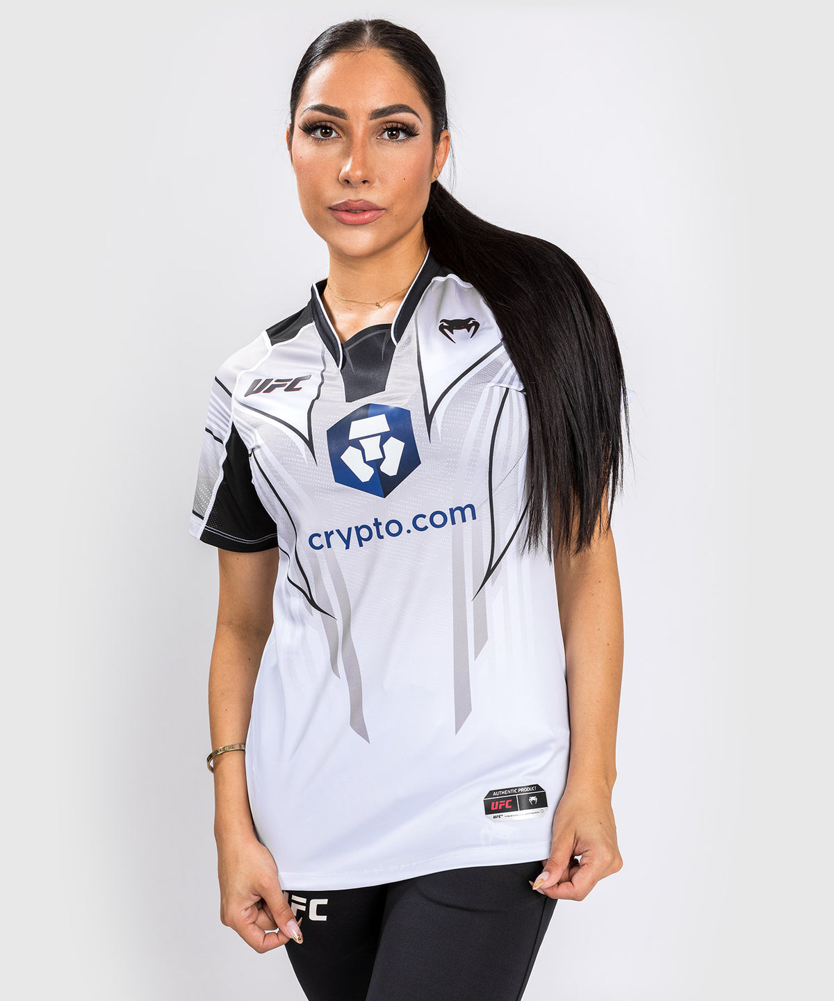 Maglia UFC Venum Authentic Fight Night 2.0 da donna - Bianco