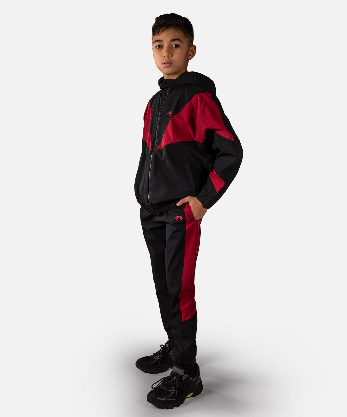 Venum Vectra Kids Track Jacket - Black/Red