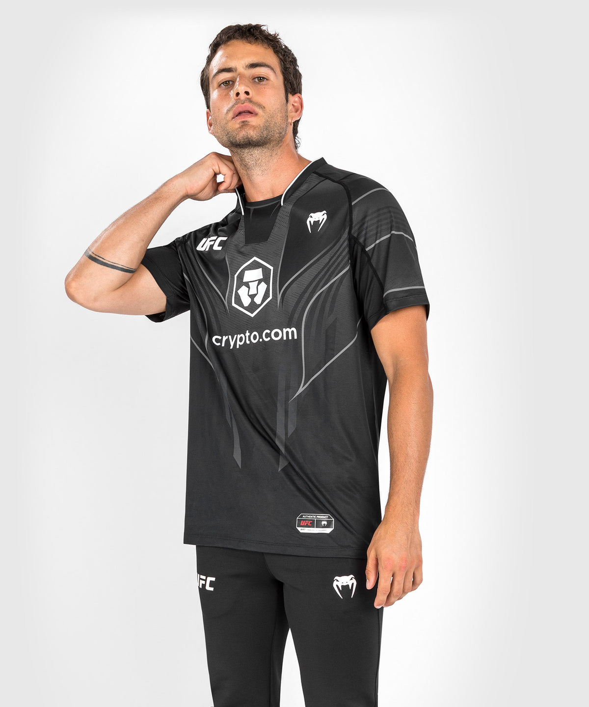 Maglia UFC Venum Authentic Fight Night 2.0 Uomo - Nero