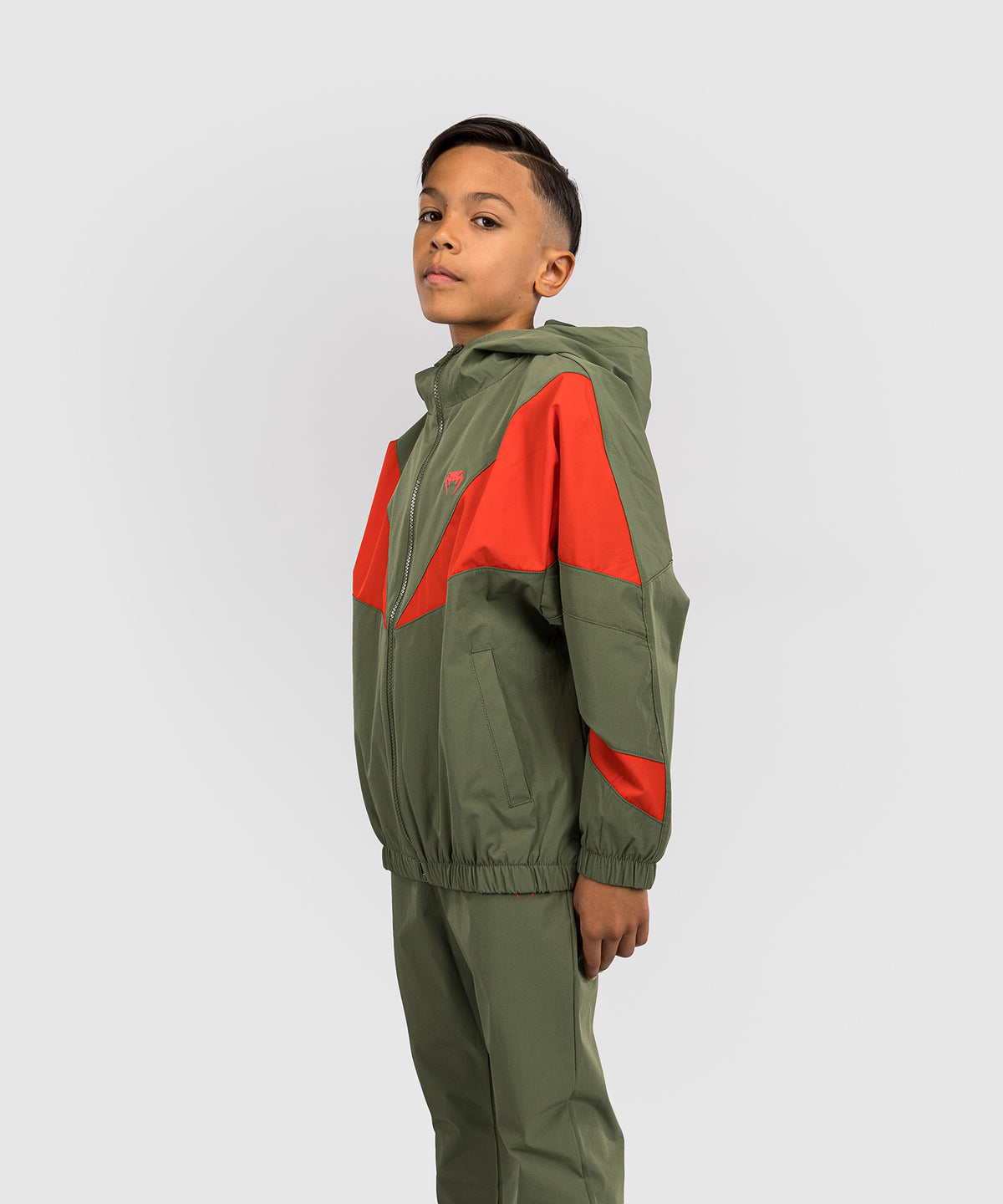 Venum Vectra Kinder Trainingsjacke - Armeegrün/Orange