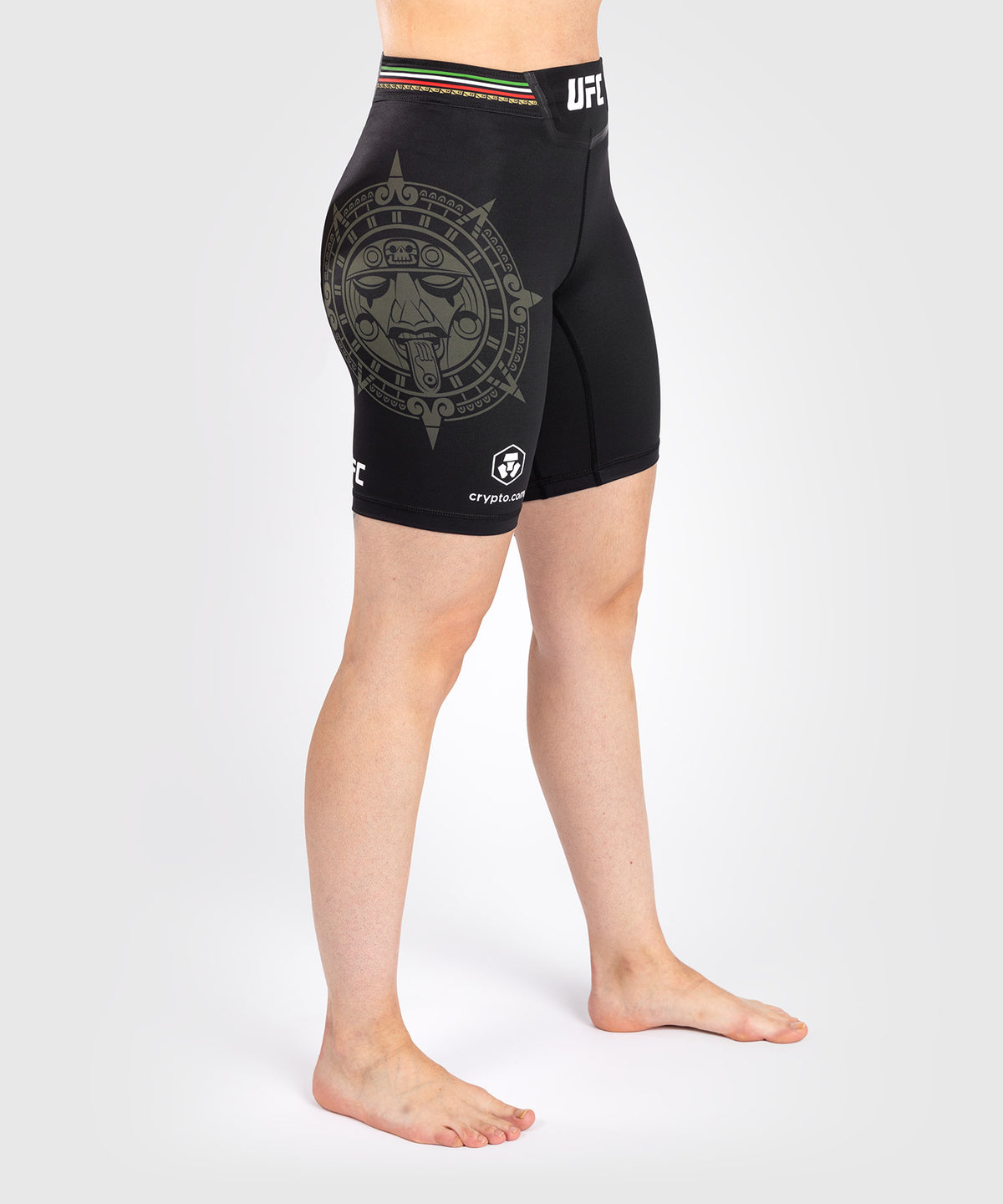 Noche UFC by Venum Authentic Fight Night Shorts Vale Tudo para Mujer - Corte Largo - Negro