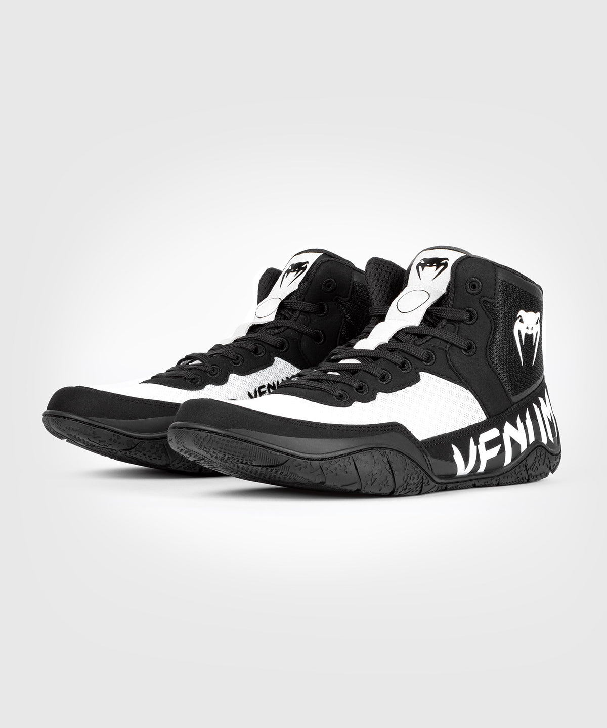 Venum Elite Scarpe da wrestling - Nero/Bianco