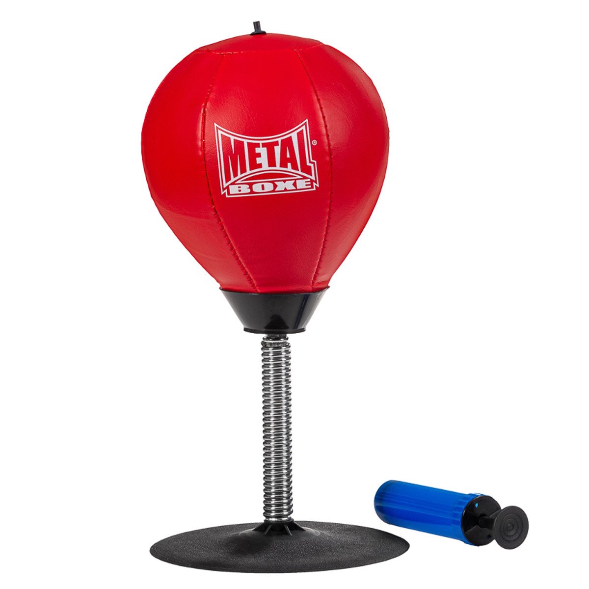 Metal Boxing Desk Punching Ball – Red