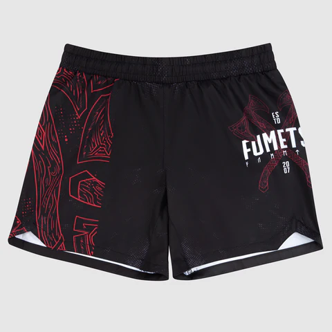 Fumetsu V-Lite Berserker Fightshorts - Schwarz/Rot