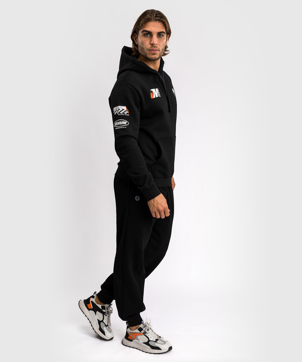Venum Motorsport Hoodie - Tiefschwarz