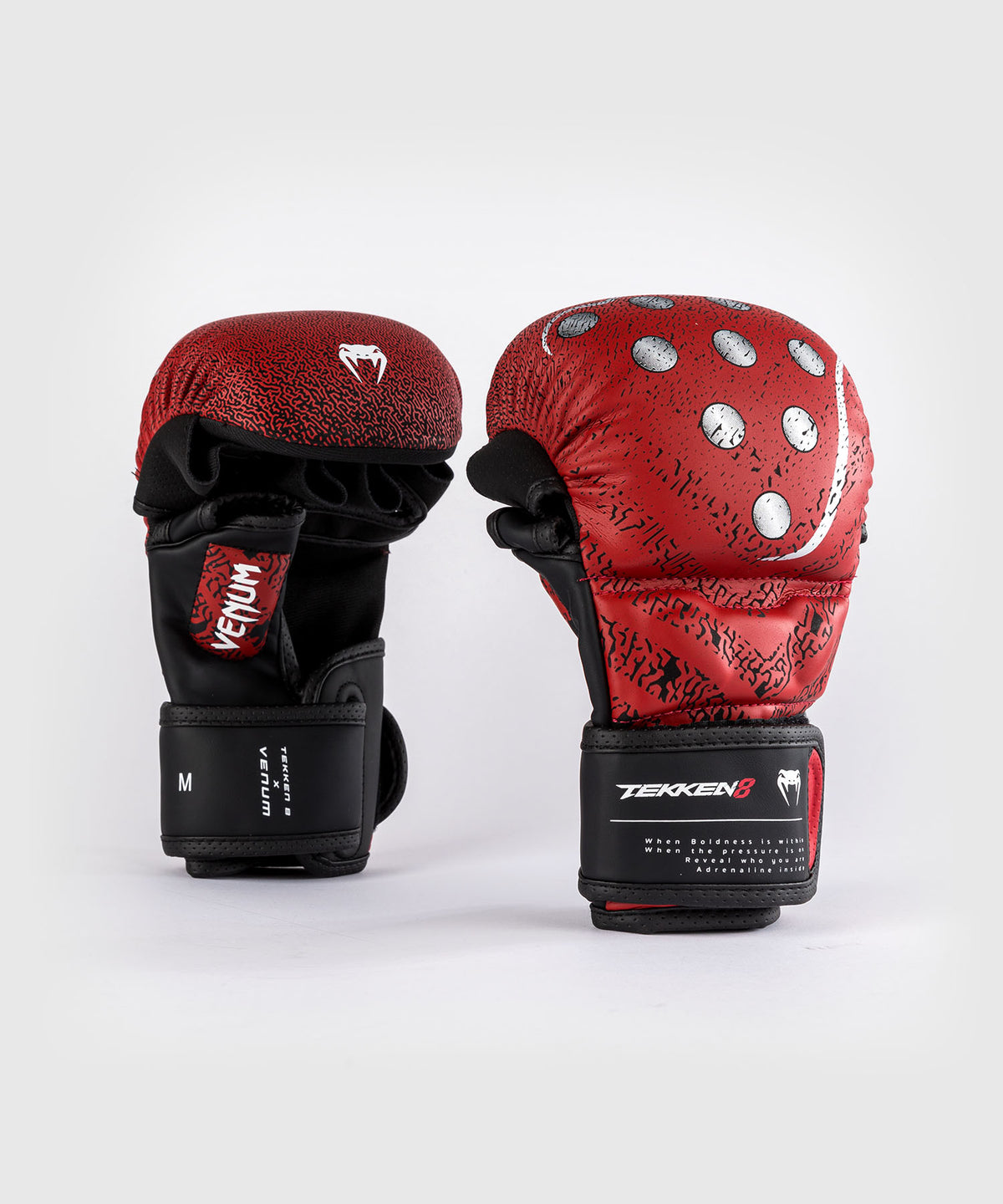 Venum x TEKKEN 8 Kazuya Guantoni da Sparring - Rosso/Nero