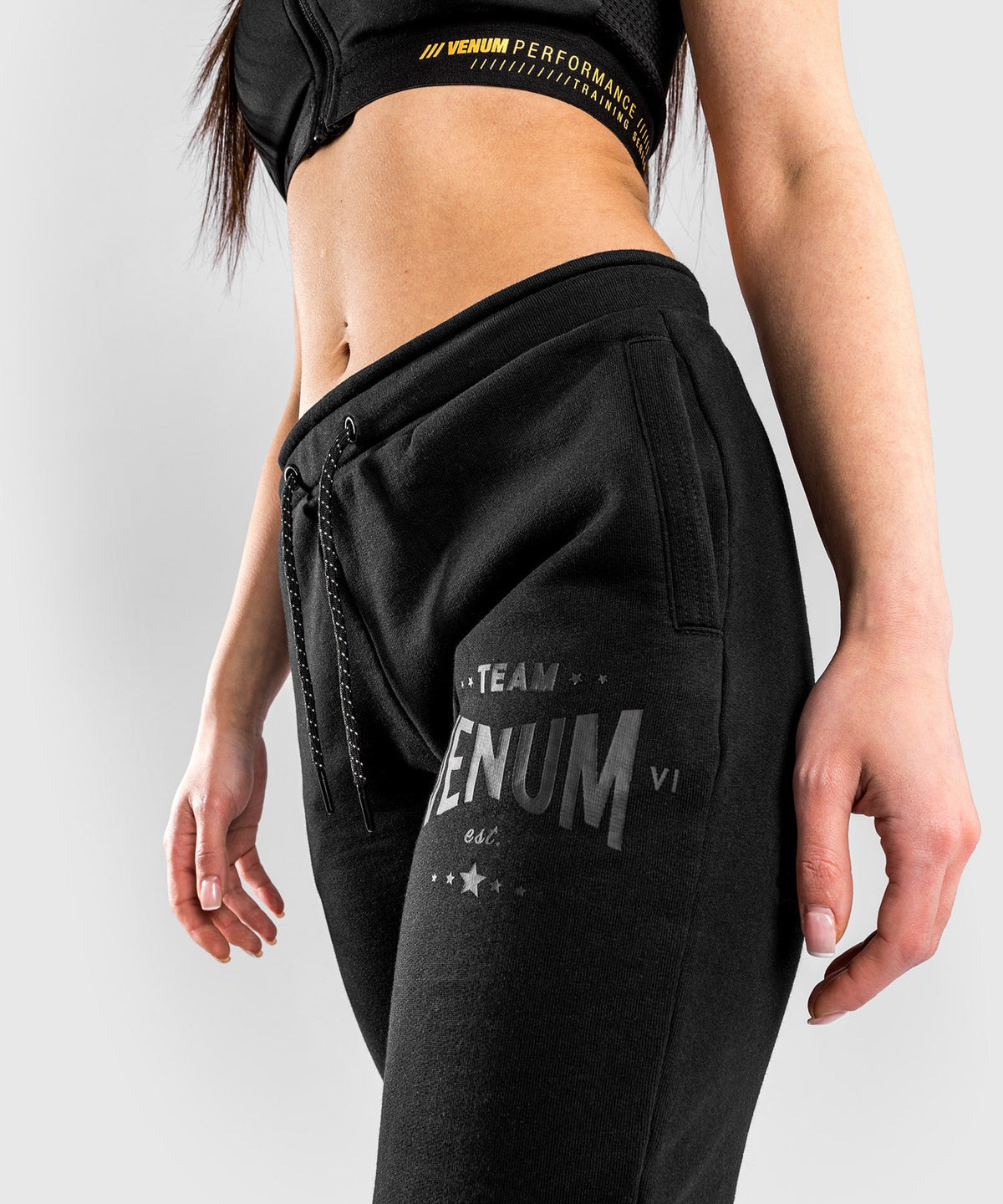 Venum Team 2.0 Jogginghose - Damen - Schwarz/Schwarz