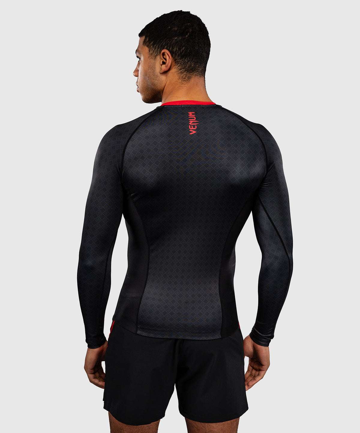 Venum x Roger Gracie Signature Rashguard a Maniche Lunghe - Nero/Rosso