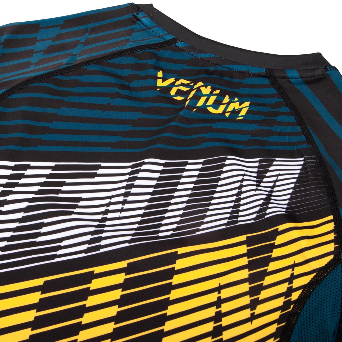 Rashguard Venum Plasma - Manches courtes - Noir/Jaune