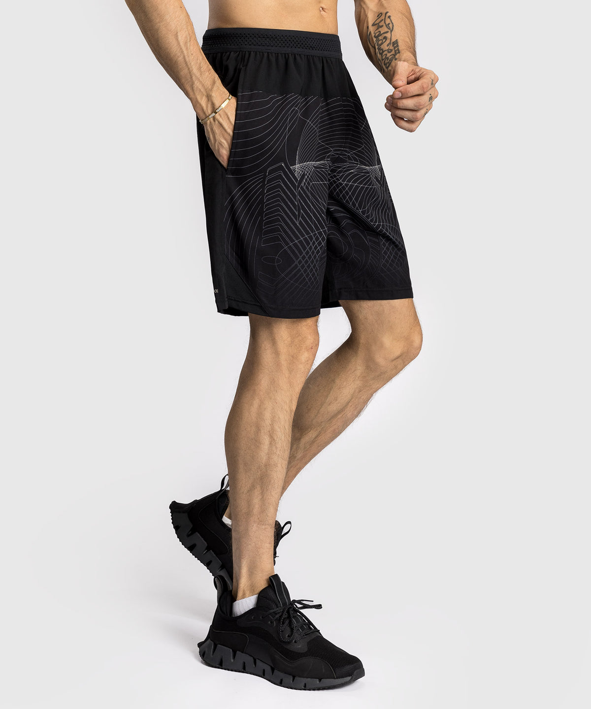 Venum G-Fit Air Pantalones Cortos de Entrenamiento para Hombre - deep Black/desert Sand