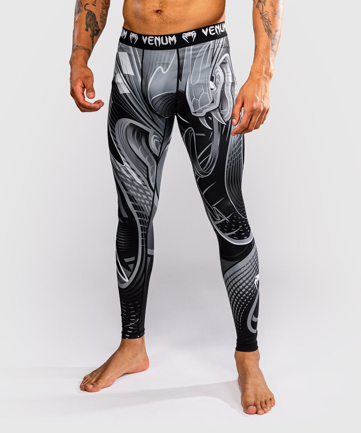 Venum Crimson Viper 2.0 Leggings a compressione - Nero/Grigio