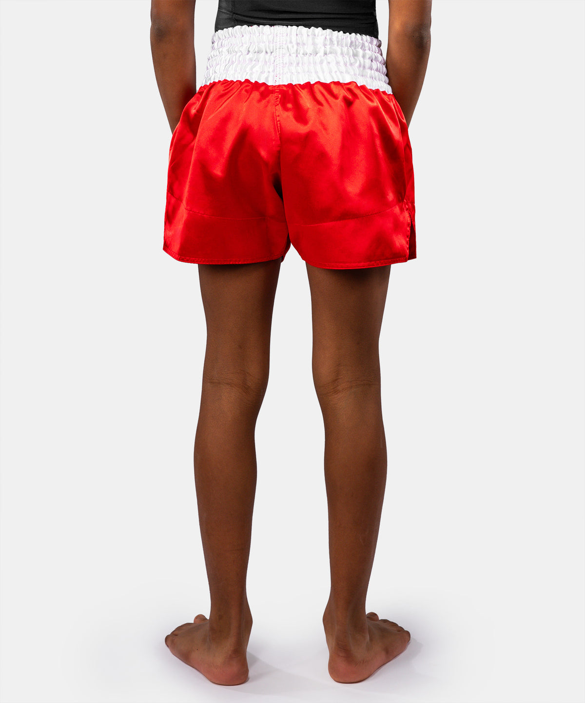 Short de Muay Thaï Venum Classic pour Enfant – Rouge Feu