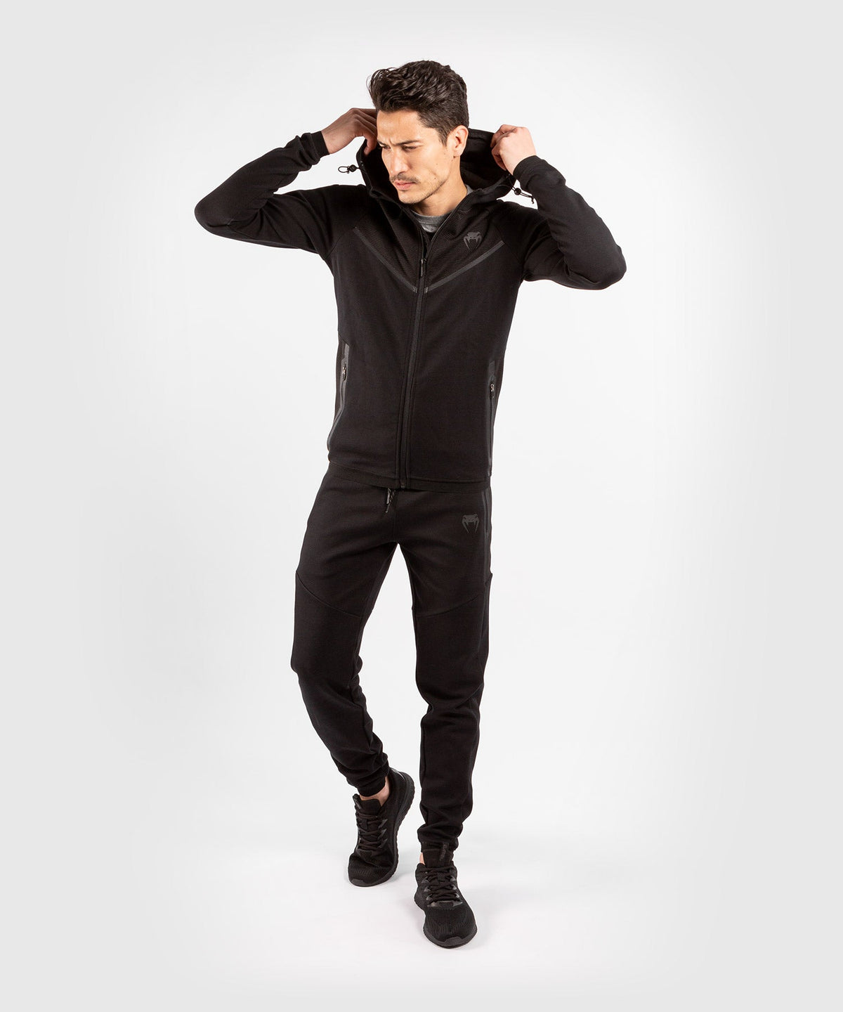 Sweatshirt à Capuche Venum Laser Evo 2.0 - Noir/Noir