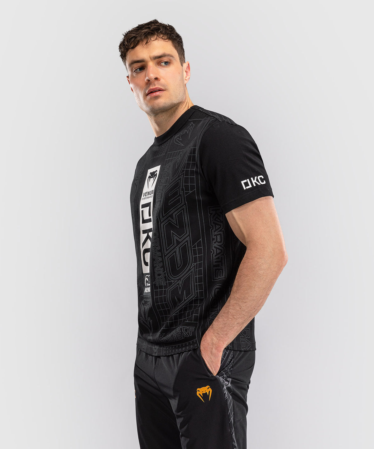 Karate Combat by Venum Camiseta – Negro/Gris
