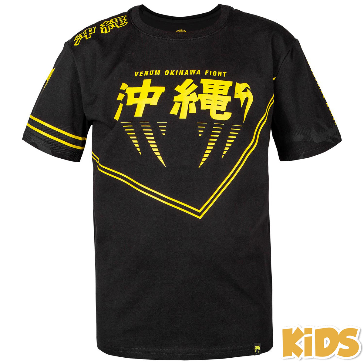 Venum Okinawa 2.0 Kids T-Shirt - Schwarz/Gelb