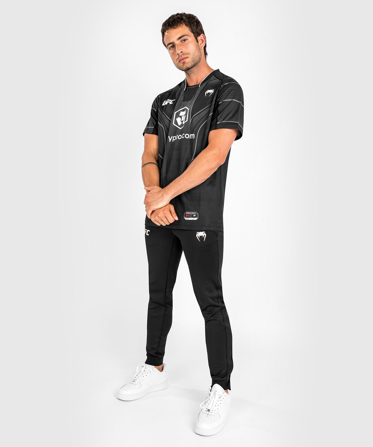 Maglia UFC Venum Authentic Fight Night 2.0 Uomo - Nero