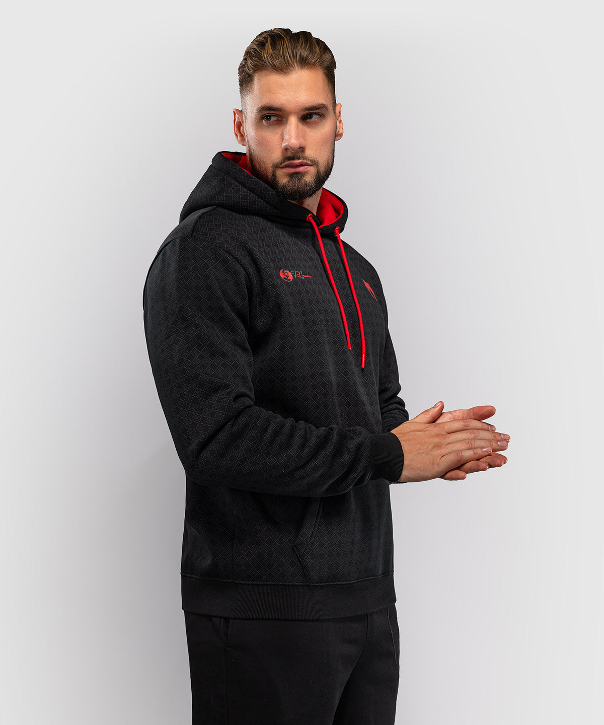 Venum x Roger Gracie Signature Sudadera con Capucha - Negro/Rojo