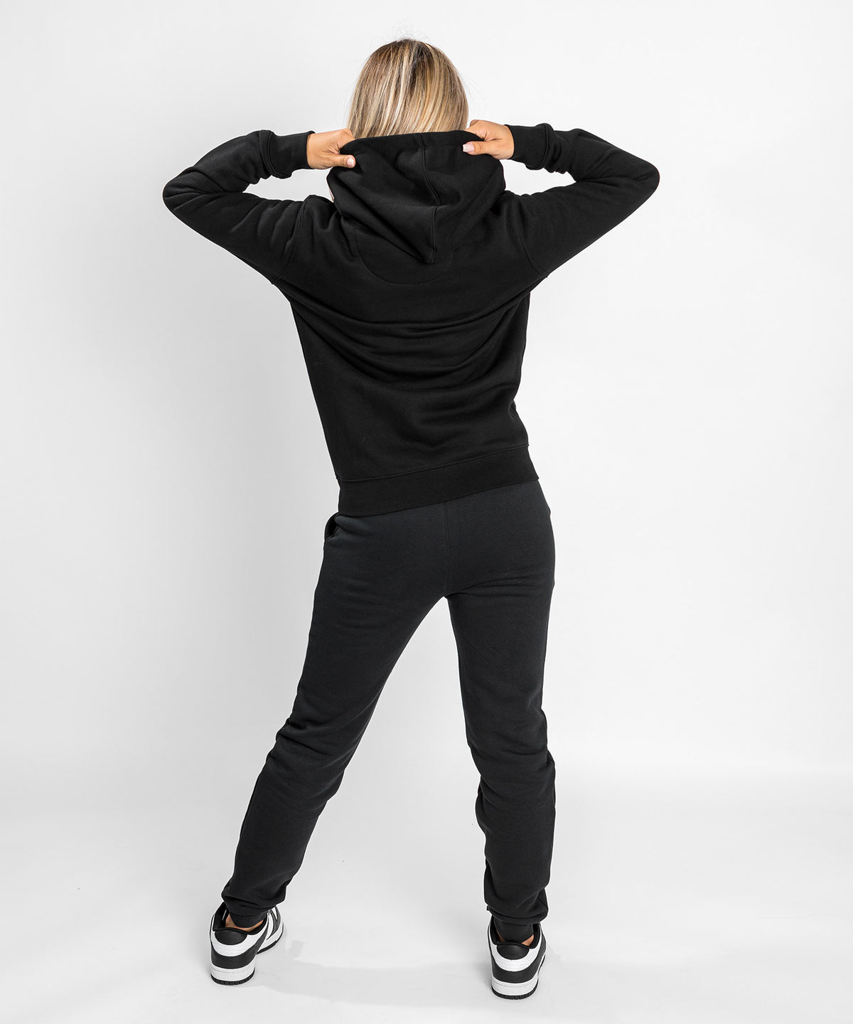 Felpa con cappuccio UFC Venum Fight Night 2.0 Replica Donna - Nero
