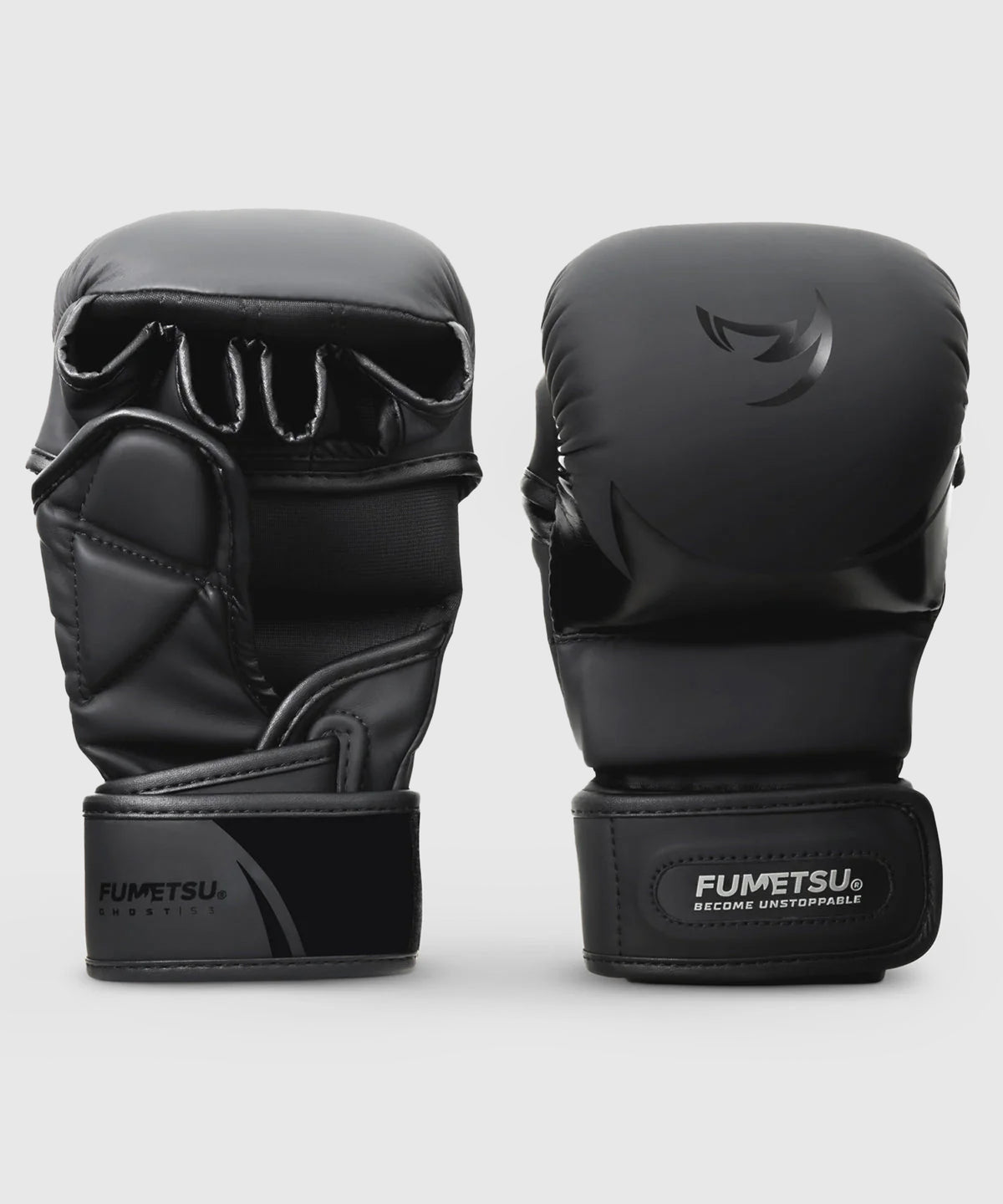 Fumetsu Ghost S3 MMA-Sparring-Handschuhe - Schwarz/Schwarz