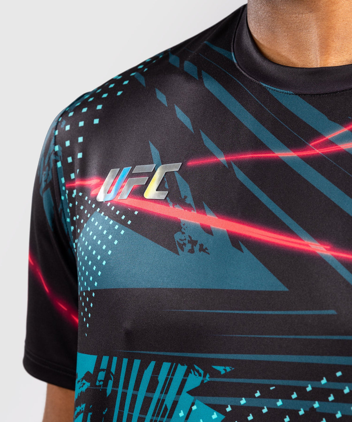 Dry-Tech UFC Fusion By Venum Miami Edition Fight Week T-Shirt - Schwarz