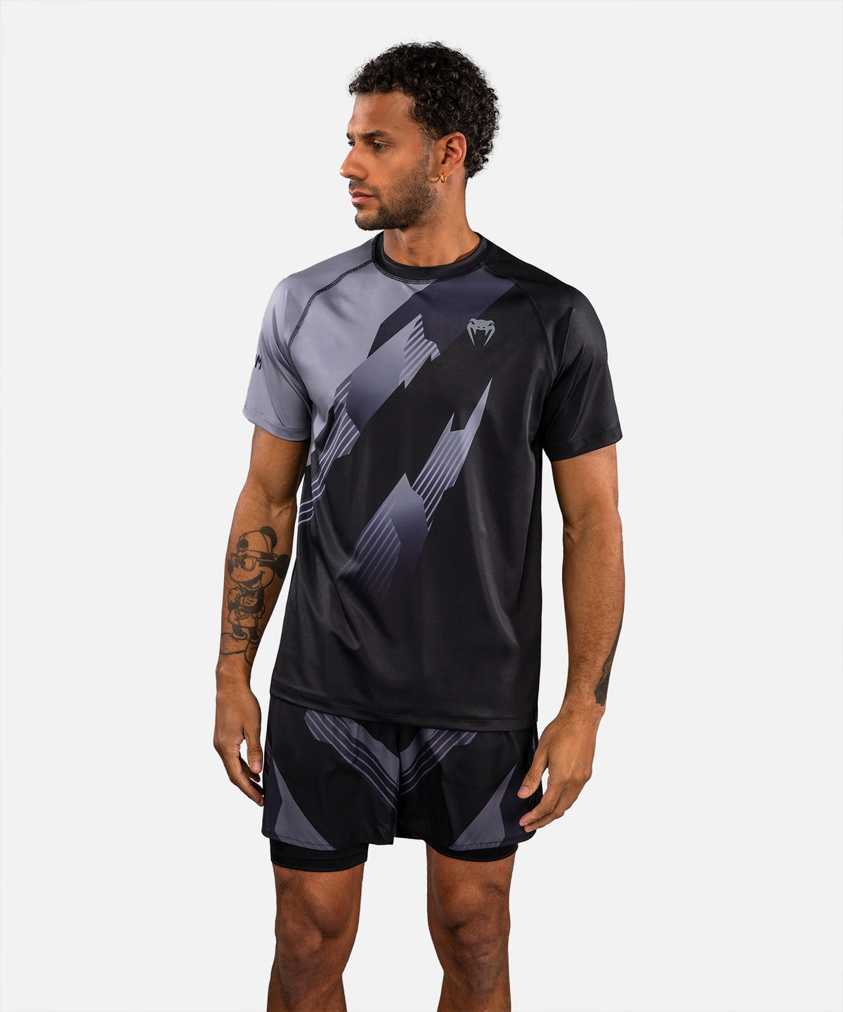 Venum No-Gi 6.0 Dry Tech T-Shirt - Black/Grey