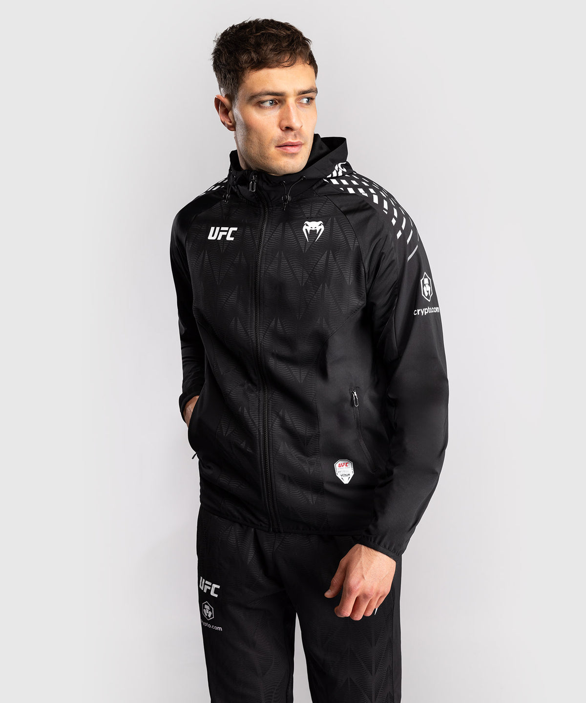 UFC Zenith by Venum Authentic Fight Night Kapuzenjacke Herren - Schwarz