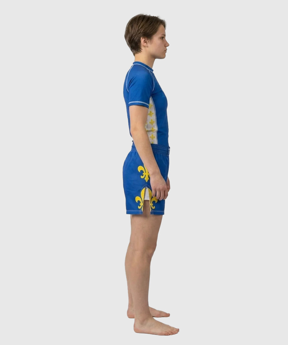 TYCE CULTURE OF WAR Jeanne d'Arc Grappling-Rashguard - Blau