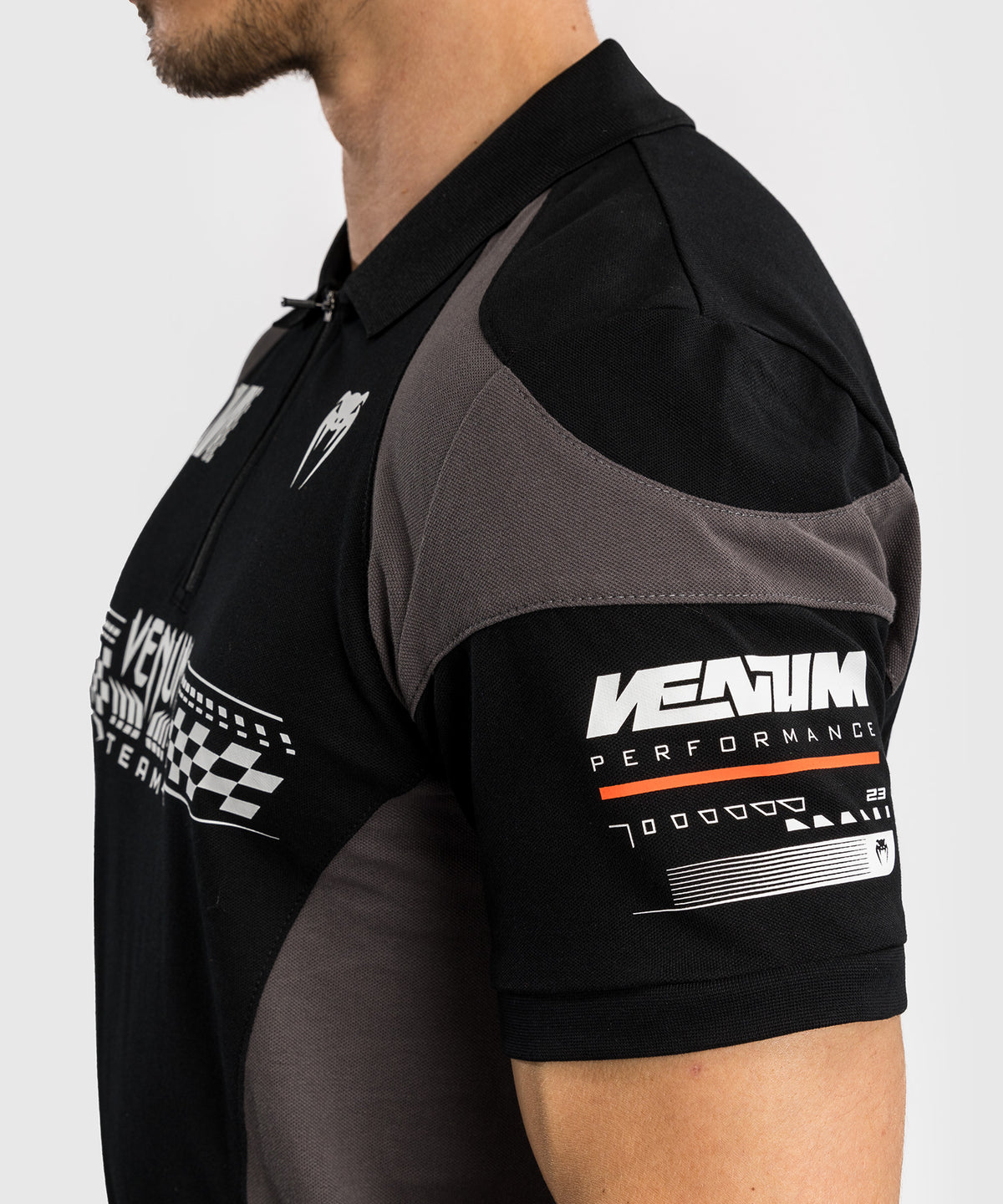 Polo en Coton Venum Motorsport - Noir Profond