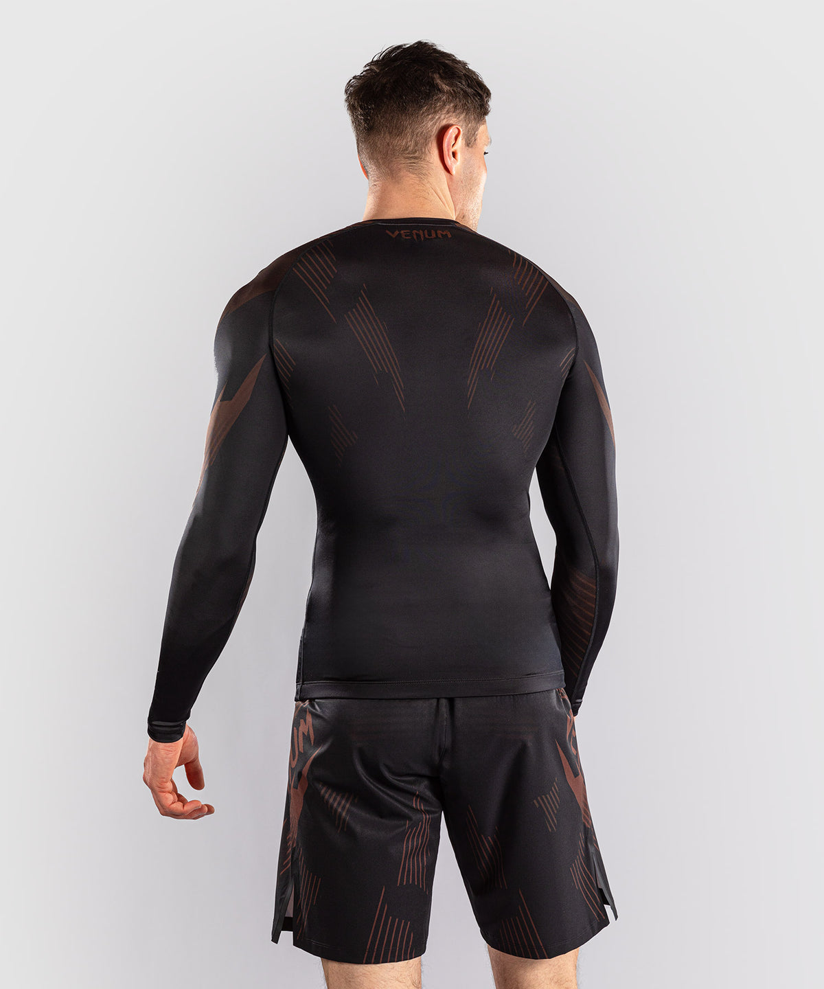 Rashguard à Manches Longues Venum No-Gi 6.0 - Noir/Marron