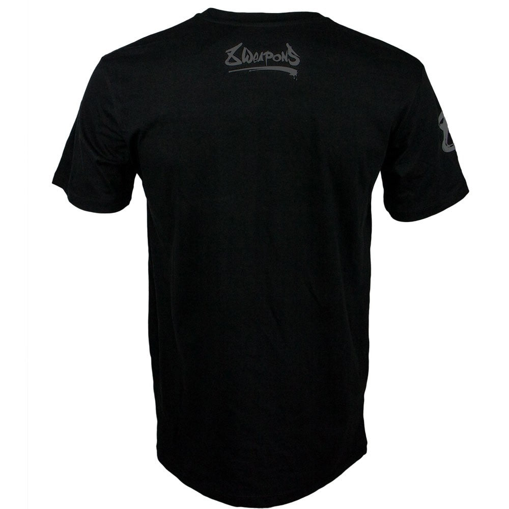 T-shirt 8 Weapons Unlimited Grey - Noir
