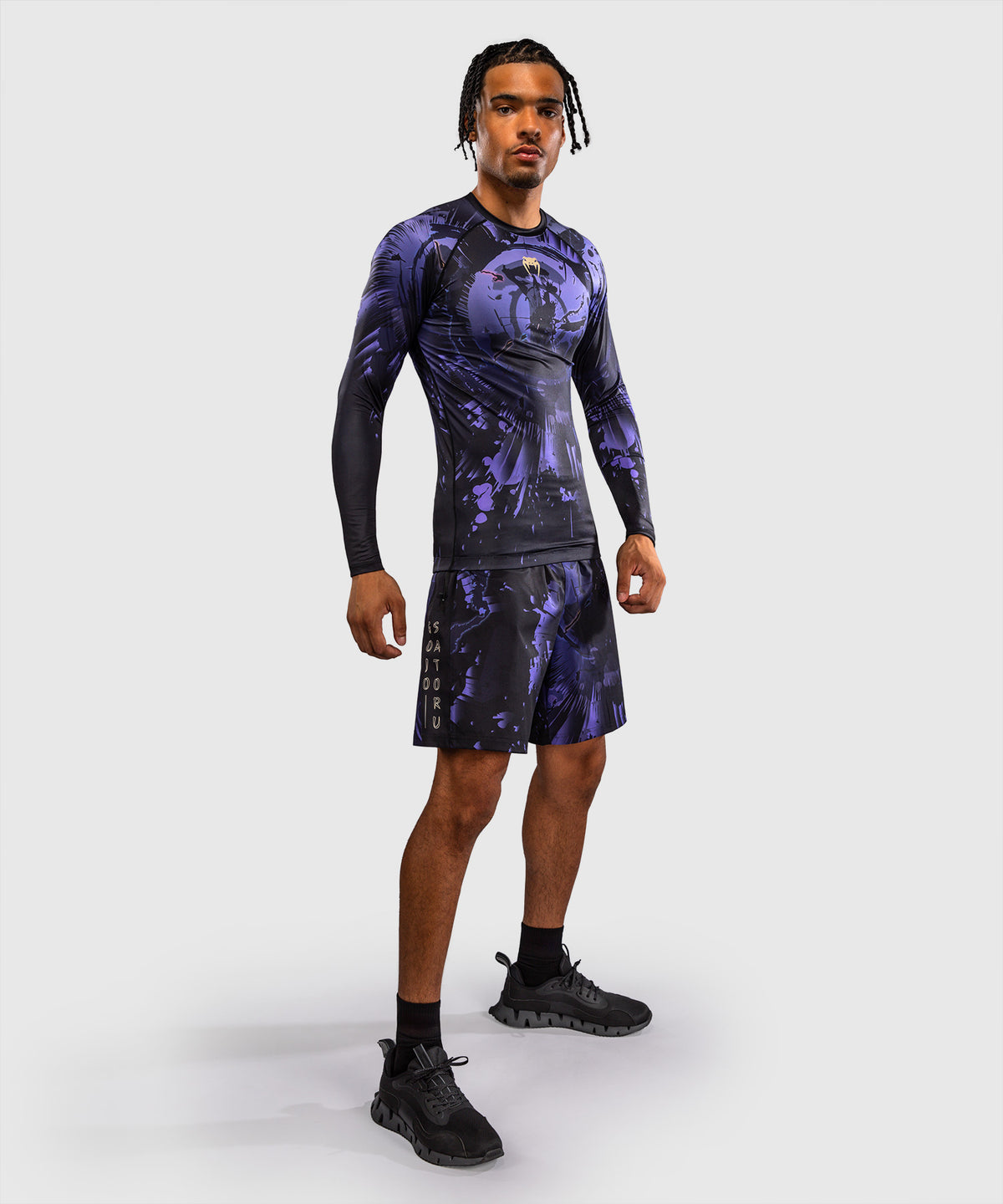 Jujutsu Kaisen x Venum Gojo Langarm Rashguard – Lila