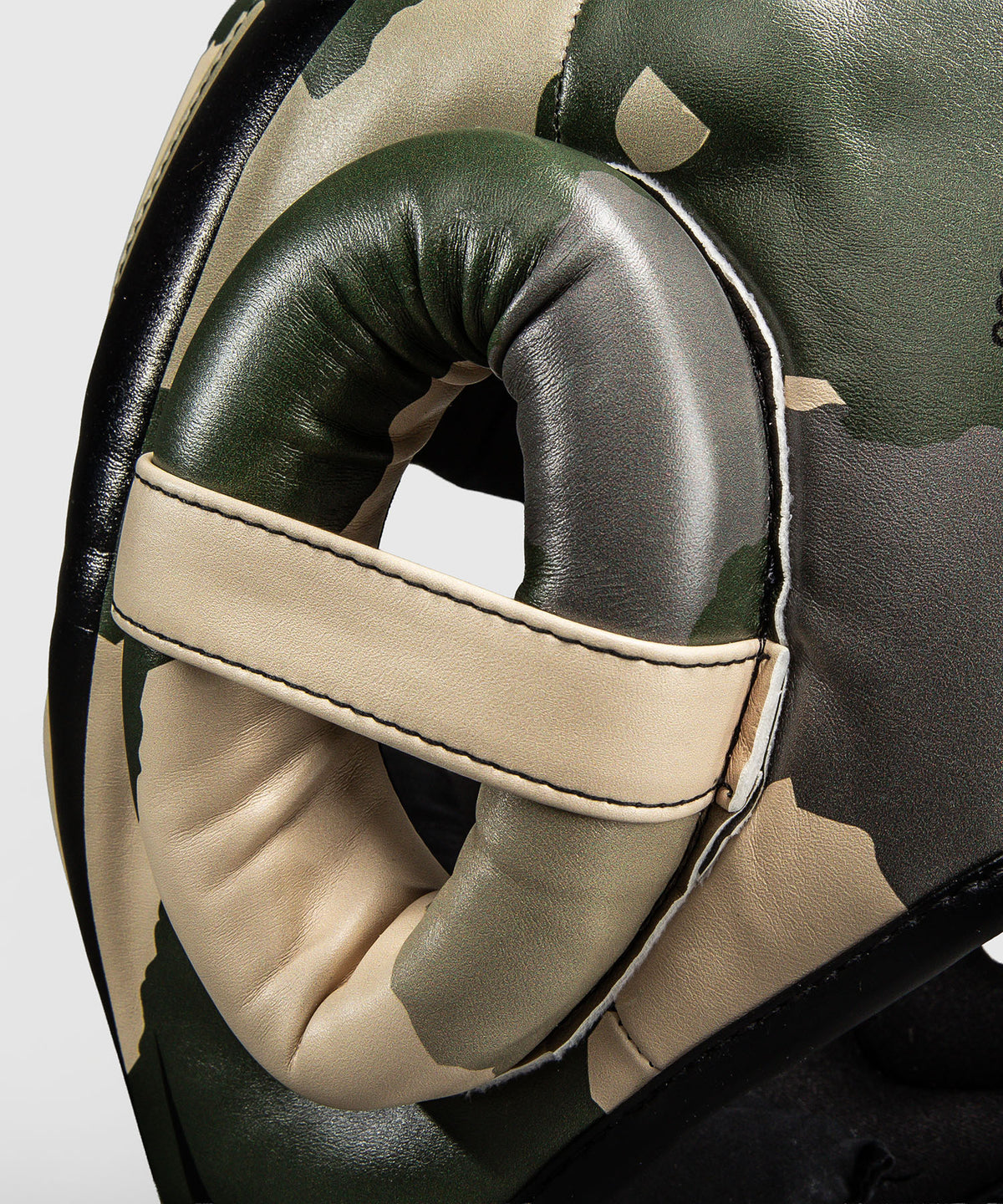 Casque de protection Venum Elite Camo – Kaki/Blanc Cassé