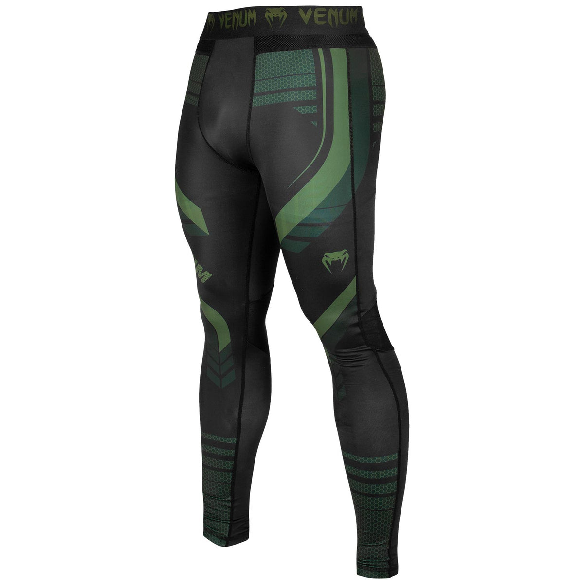 Venum Technical 2.0 Kompressionshose - Schwarz/Khaki 