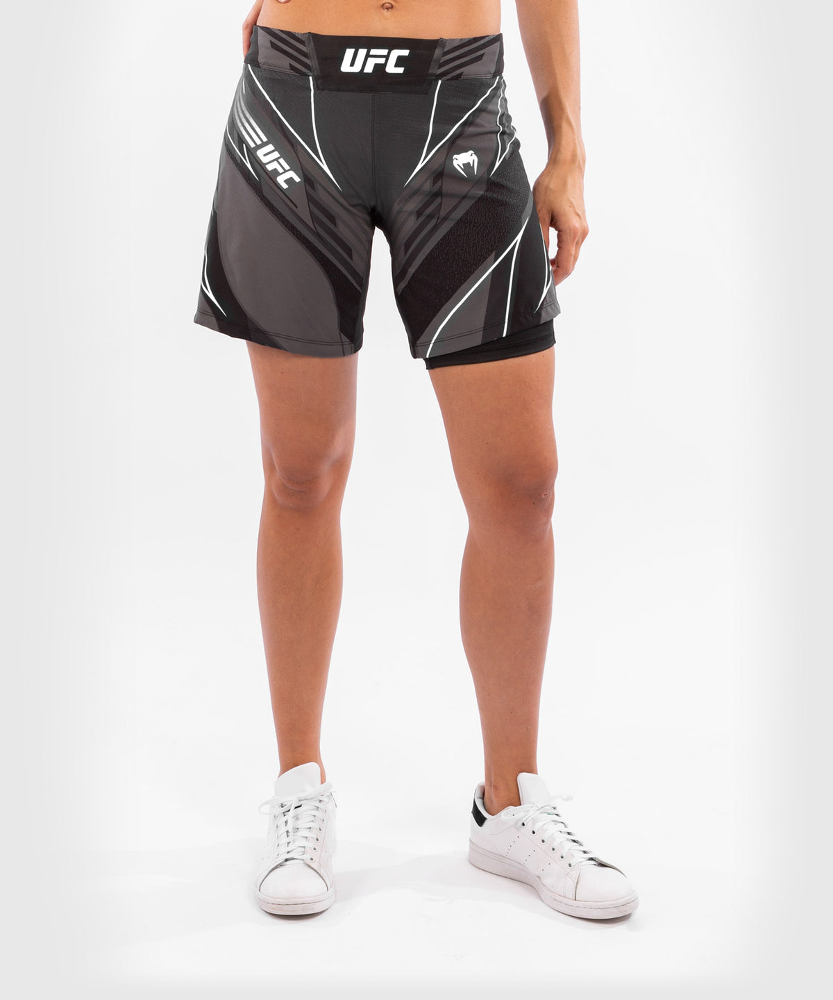 Fightshort Femme UFC Venum Authentic Fight Night - Coupe Longue - Noir
