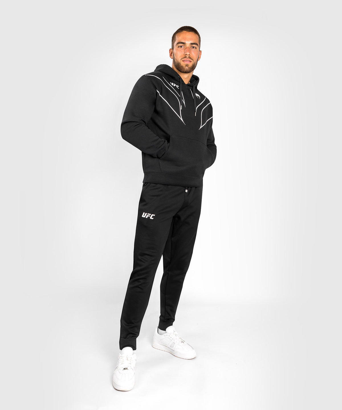 UFC Venum Fight Night 2.0 Replica Männer Hoodie - schwarz