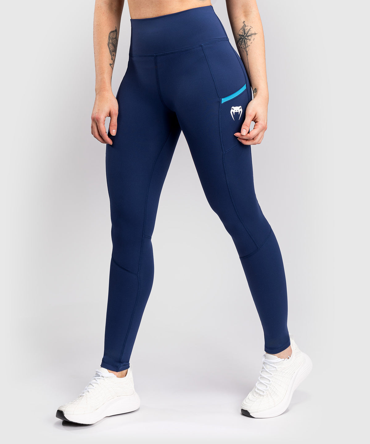 Legging Venum x Top Rank Original pour Femmes - Bleu Marine