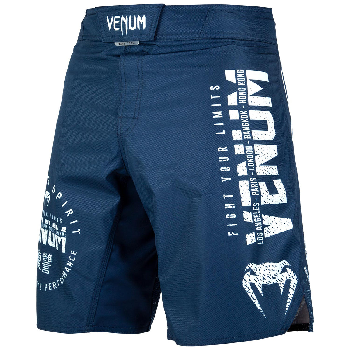 Pantaloncini da combattimento Venum Signature - Blu Marino/Bianco