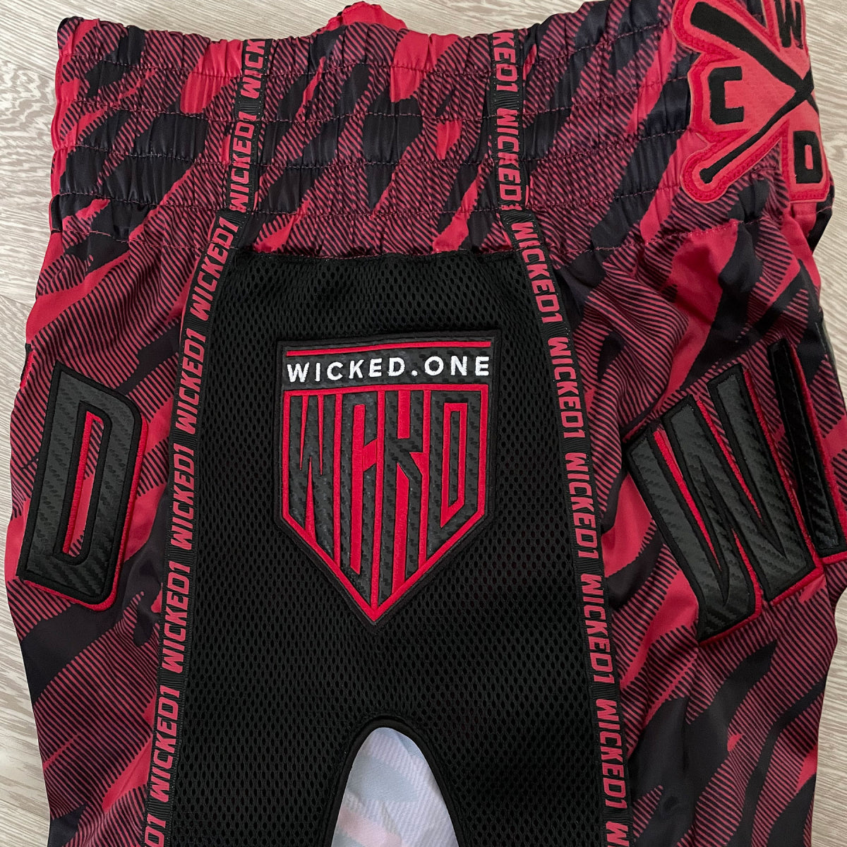 Wicked One Offensive Muay Thai Shorts - Rot