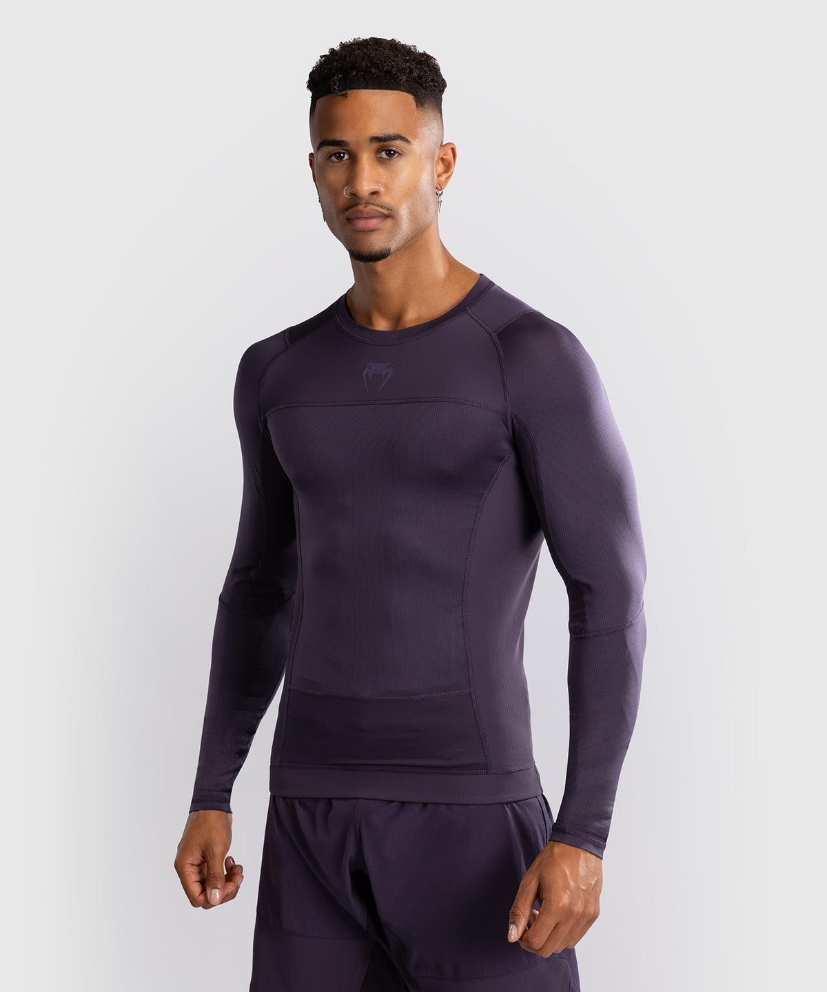 Rashguard à Manches Longues Venum G-Fit Air pour Hommes - Violet Intense